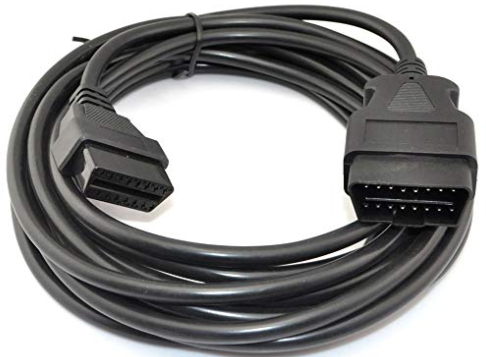 OBDII 16 Pin Male to Female Extension (5Ft)